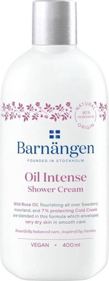Barnängen Barnangen Douchegel Oil Intense 2x400ml Voordeelverpakking