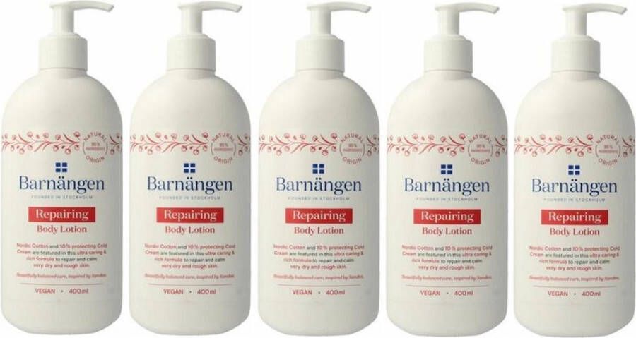 Barnängen Bodylotion SOS repair 5x400ml Voordeelverpakking