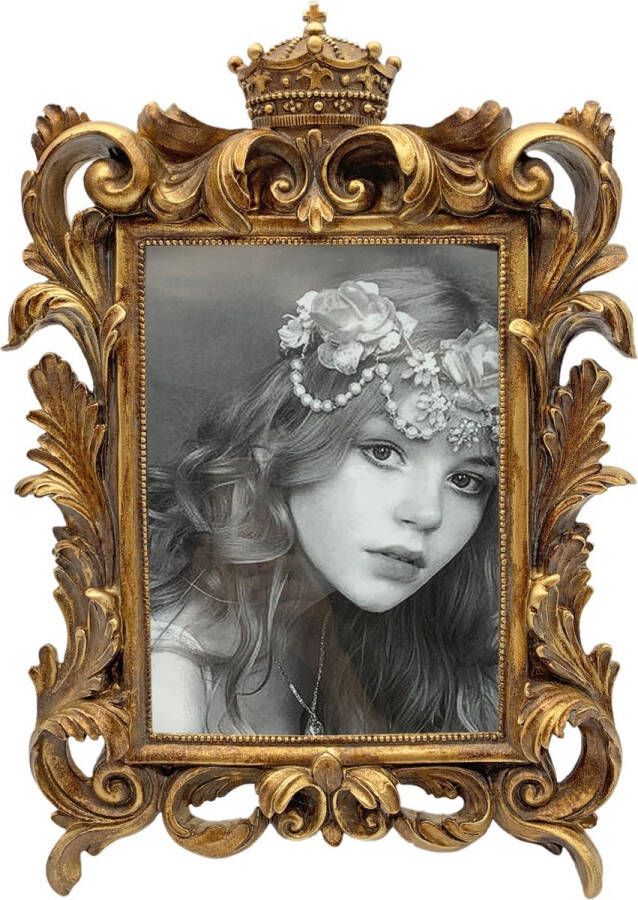 BarokWorld Barok Fotolijst met Gouden Accenten – Perfect voor Dierbare Herinneringen!