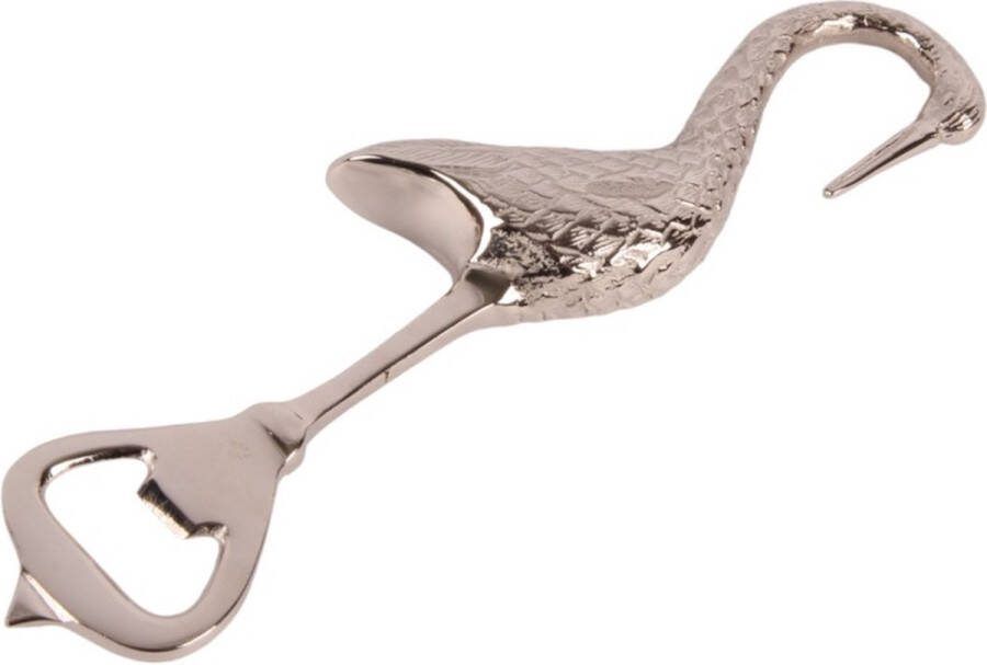 Baroque Opener Flesopener Flamingo koper 17 cm 17x1.5x5 Brass