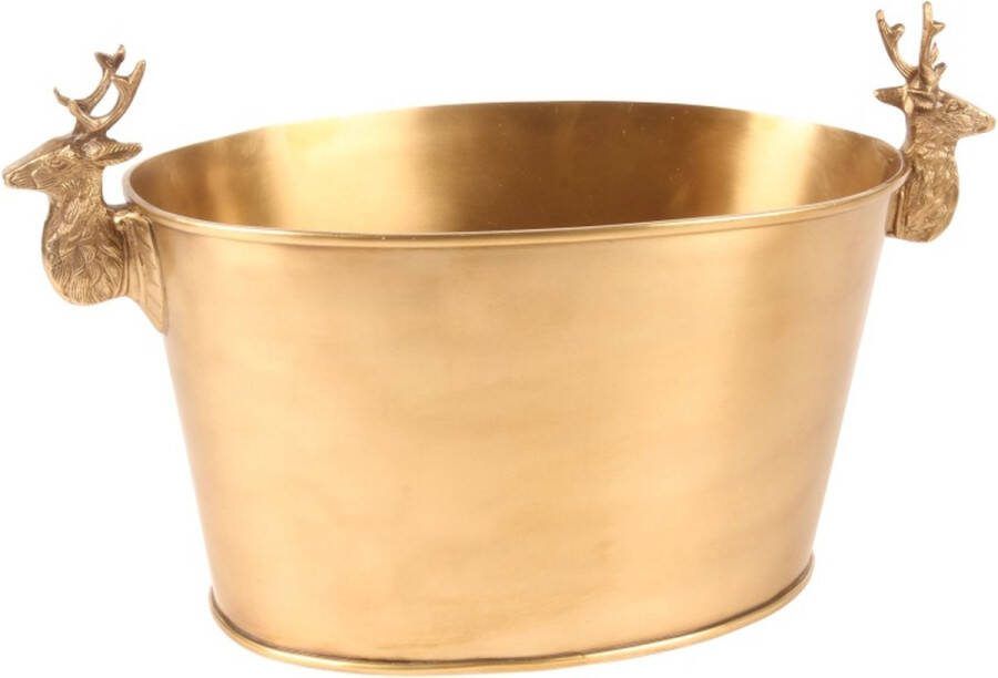 Baroque Wijnkoeler Champagne Wijne cooler koper 24 cm 24x42x22 Brass