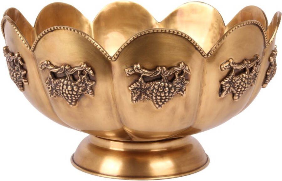 Baroque Wijnkoeler Champagne wijnkoeler koper 23x41x41 Brass