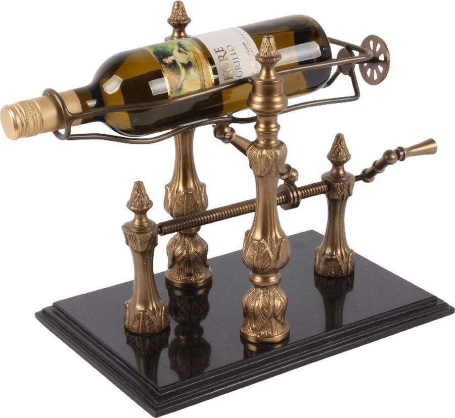 Baroque Wijnkoeler Tafelgerei flessenstandaard 40x22 cm 29x40x22 Brass