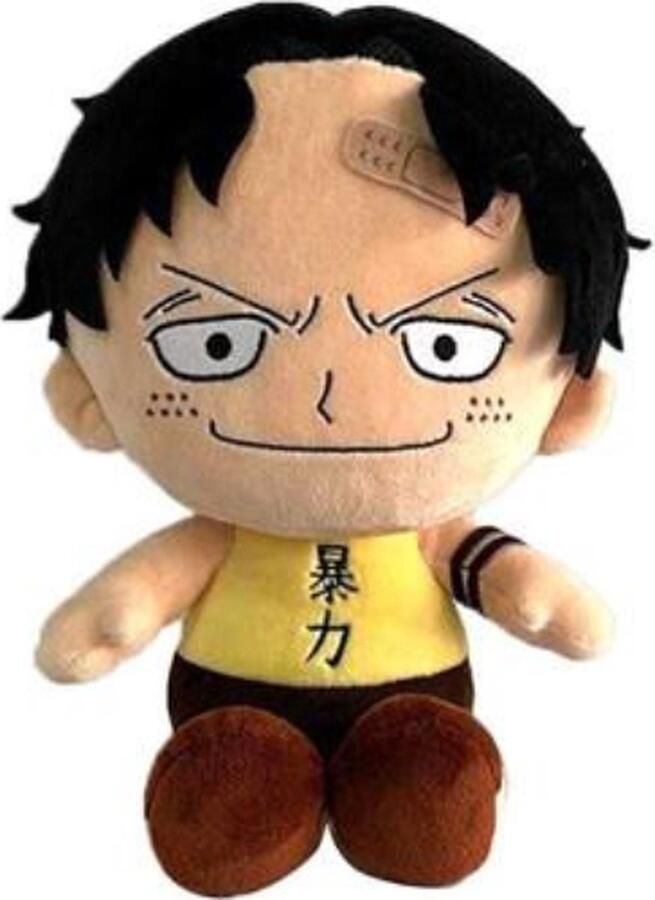 Barrado Ace One Piece Anime Pluche Knuffel 20 cm {Anime Manga Luffy Plush Toy Speelgoed Knuffelpop voor kinderen jongens meisjes Dragon Ball Z Naruto My Hero Academia }