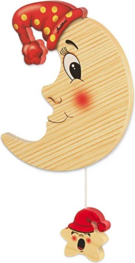 Bartolucci Muziekdoos maan 15 5 x 12 5 cm | | Hout