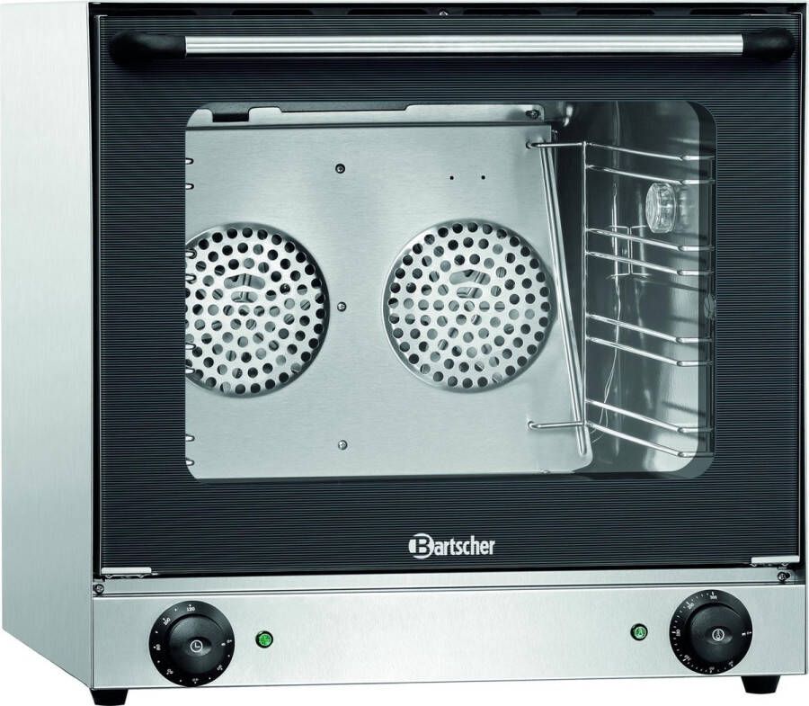 Bartscher Electrische Roestvrijstaal oven|57(h) x 59.5(b) x 61.5(d) cm