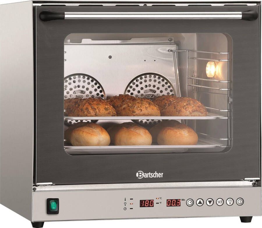 Bartscher AT90-DIG Heteluchtoven 57 5 x 59 5 x 61 5 cm 1 L Vrijstaande oven
