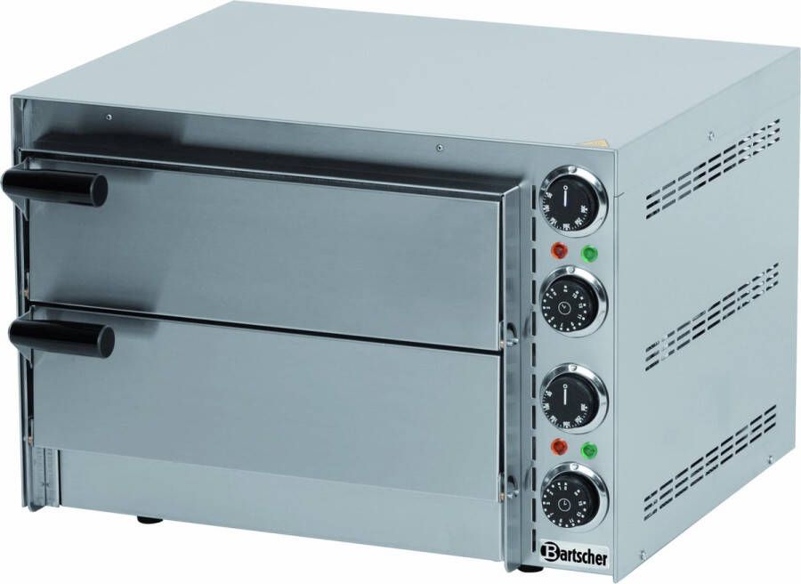 Bartscher Pizzaoven Dubbel Elektrisch 2 x Pizza Ã˜35cm 2 7kW 545x500x(H)380mm