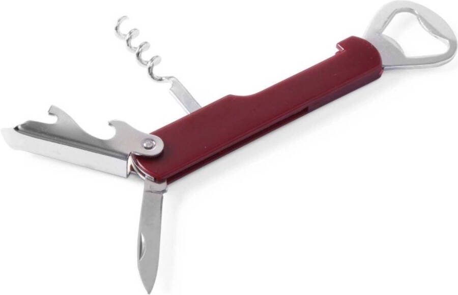 Hendi Kelnersmes met 4 functies met Flesopener RVS 14cm ( Set van 6 )