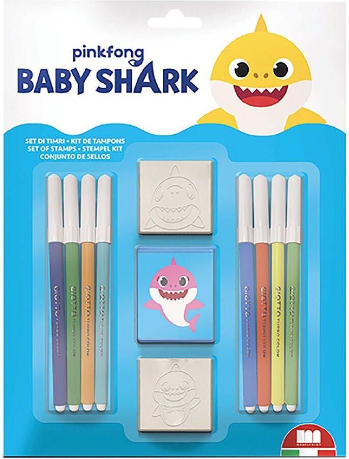 Basic Baby Shark Stempelset 11-delig