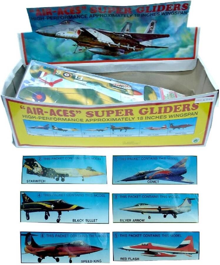 Basic Foam Glider Straaljager 45cm (3st.)