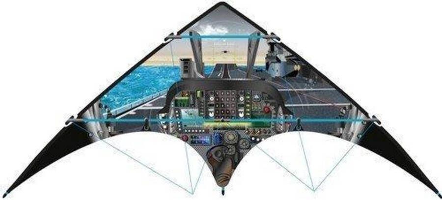 Basic Bestuurbare Delta Vlieger Cockpit 150x66 cm