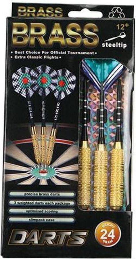 Basic Dartpijlen Brass 20+22+24 Gram