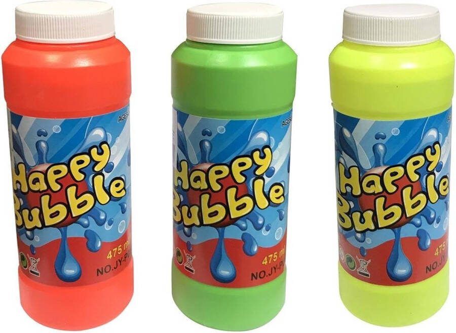 Basic Happy Bubble Bellenblaas Navulling 475 Ml