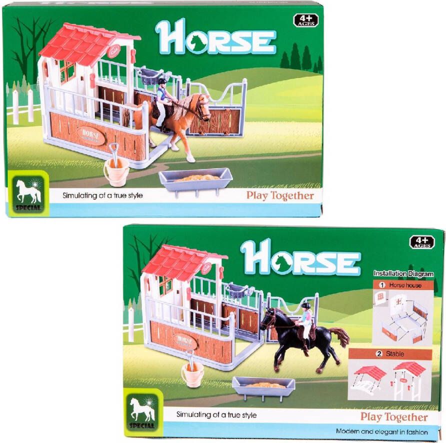 Basic Horse Club Paardenbox Speelset