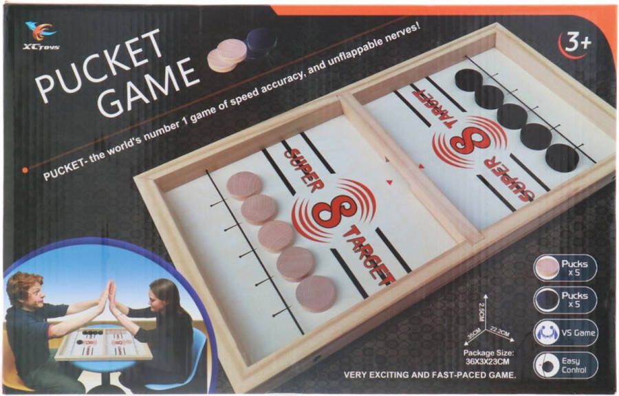 Basic Houten Puckgame