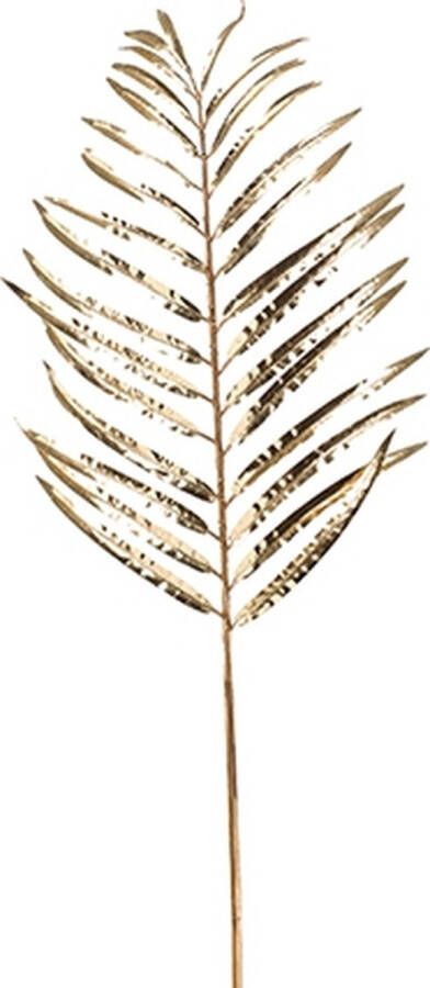 Emerald Kunstplant areca palm leaf gold 85 cm