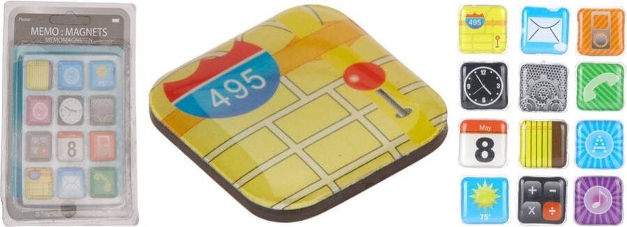 Basic Memomagneet APP Icoontjes