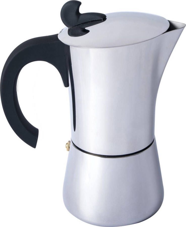 Basic Nature Espresso maker Edelstaal 6 kops Percolator