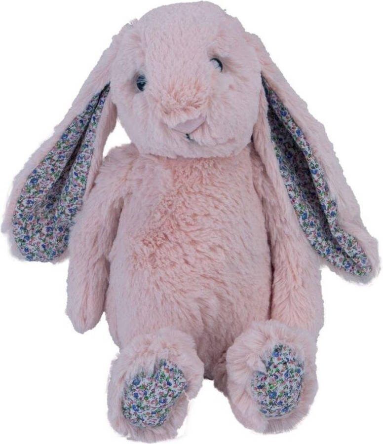 Basic Pluche Knuffel Haas 25 cm Lila
