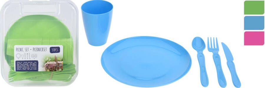 Basic Soellaart Picknick Set 31 Delig Outdoor Benodigdheden Assorti