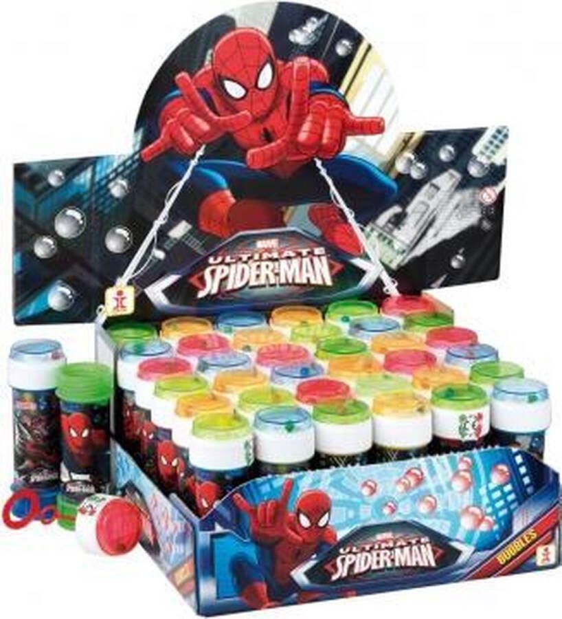 Basic Spiderman Bellenblaas met Spel 60ml 36 Stuks