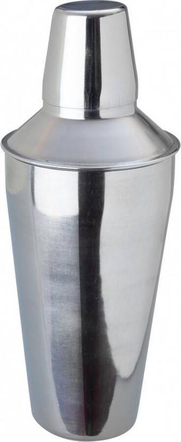 BasicBartools.com Professionele Cocktailshaker 75 cl. Stainless Steel