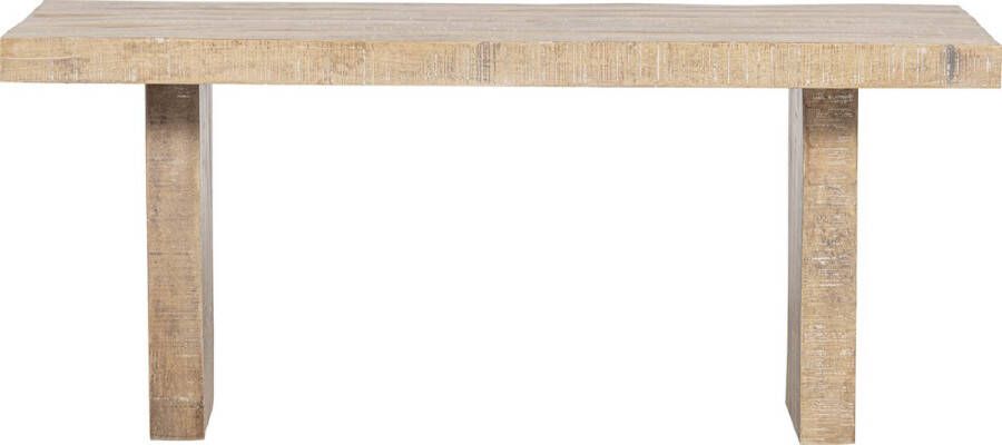 Basiclabel Balk Eettafel Mangohout Naturel 76x180x90