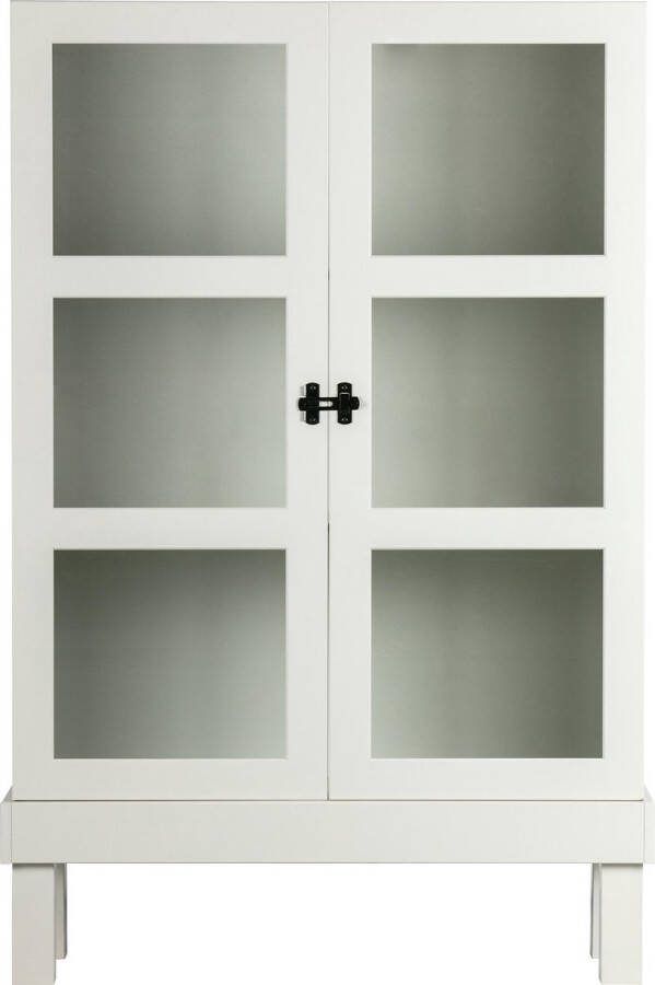 WOOOD Vitrinekast Bonk uitgerust met drie planken h 160 cm x b 107 cm