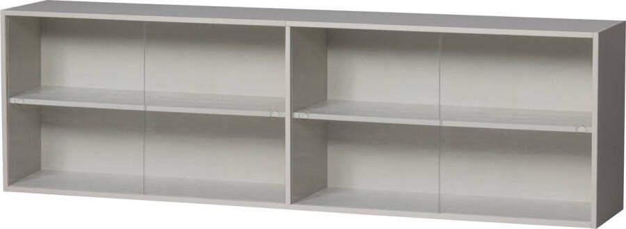 Basiclabel Klink Muurkast Grenen Mist 60x200x35