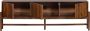 Basiclabel Plint TV meubel met Streep Hout Naturel 55x160x40 - Thumbnail 2