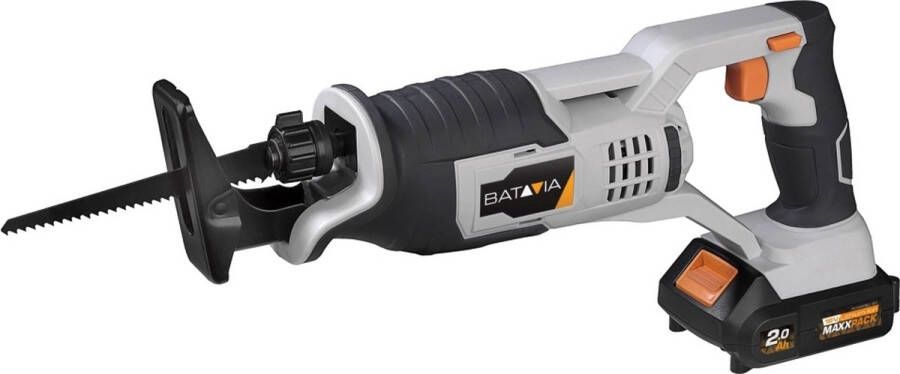 Batavia Reciprozaag 18V Excl. Accu en Oplader Geschikt voor allerlei materialen zoals hout kunststof metalen buizen metaal steen en pvc. Maxxpack