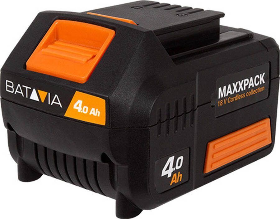 Batavia Slagschroevendraaier 18V Incl. 4.0 Ah Accu 4.0 Ah Oplader Krachtig en geschikt voor het moeiteloos vast- en losdraaien van grote schroeven Maxxpack