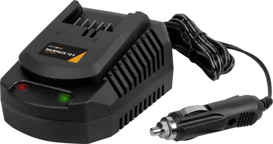 Batavia Autolader 2.2Ah 18V Ideaal als je onderweg een batterij moet opladen Maxxpack