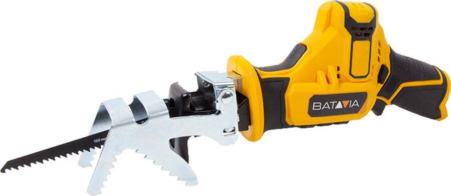 Batavia Reciprozaag 12V Incl. 2.0 Ah Accu Geschikt voor allerlei materialen zoals hout kunststof metalen buizen metaal steen en pvc. Fixxpack