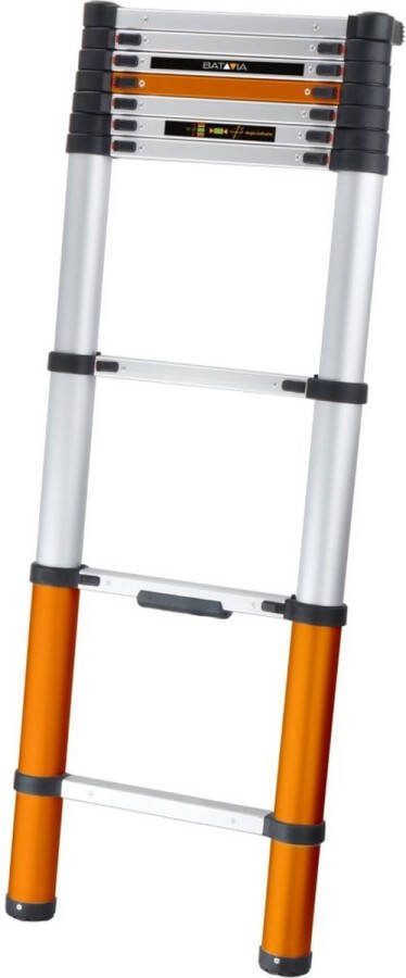 Batavia Telescopische ladder 2.93M SoftClose & AntiSlip Giraffe Air Geschikt voor binnen en buiten. licht compact aluminium constructie en veilig soft close technologie Giraffe Air