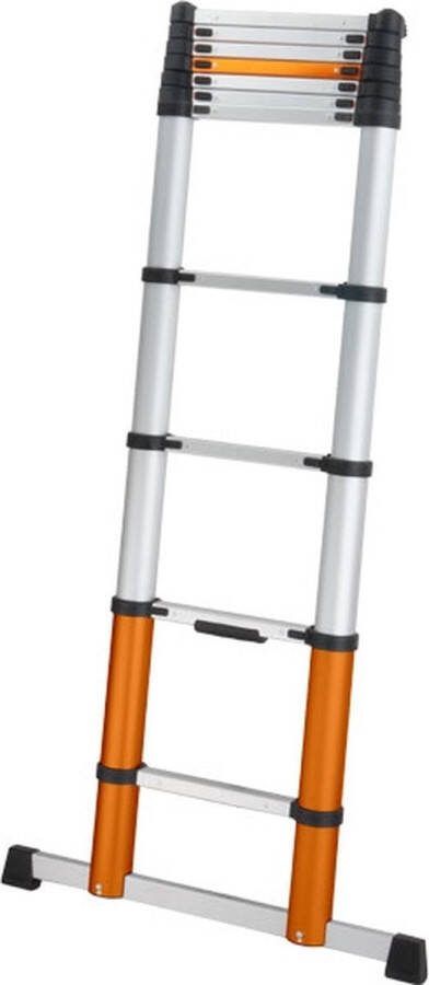 Batavia Telescopische ladder 3.27m SoftClose & AntiSlip Giraffe Air Geschikt voor binnen en buiten. licht compact aluminium constructie en veilig soft close technologie
