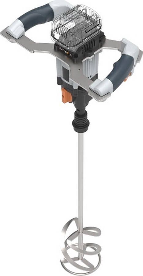 Batavia Verf Cementmenger 18V Incl. 4.0 Ah Accu 4.0 Ah Oplader Gemakkelijk verf vernis gips lijm (behang)pasta stopverf of cementmortel mengen Maxxpack