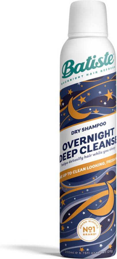 Batiste 6x Droogshampoo Overnight Deep Cleanse 200 ml