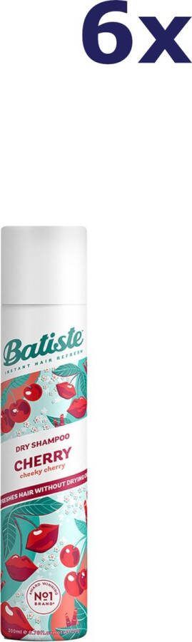 Batiste Droogshampoo Cherry Voordeelverpakking 6x 200ml