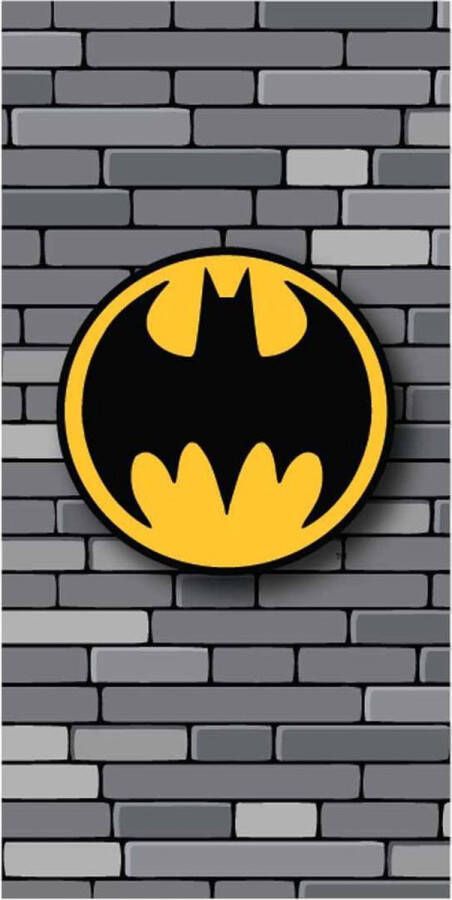 Batman badhanddoek 140 x 70 centimeter Bat-Man strandlaken sneldrogend