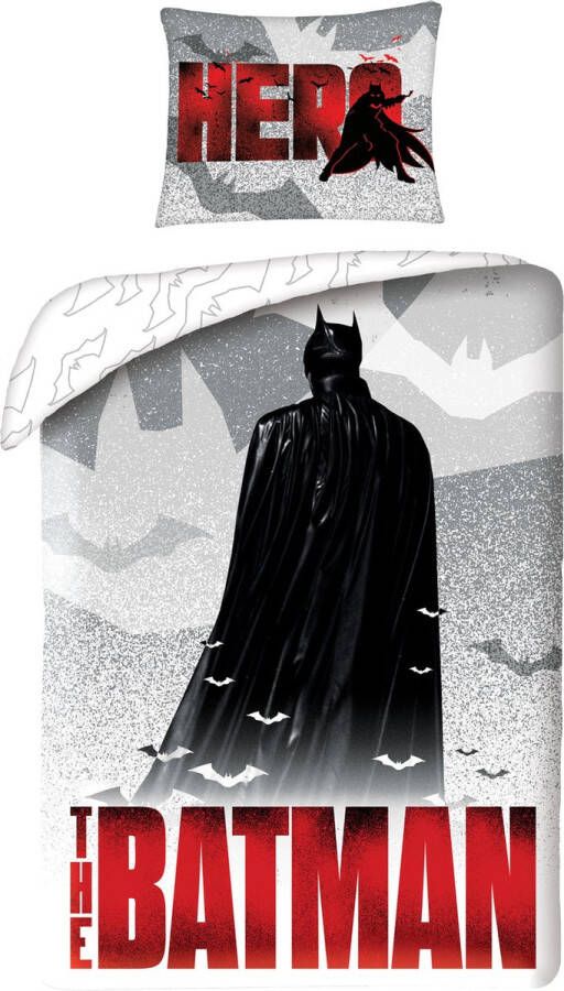 Batman Dekbedovertrek Hero Eenpersoons 140 x 200 cm Katoen