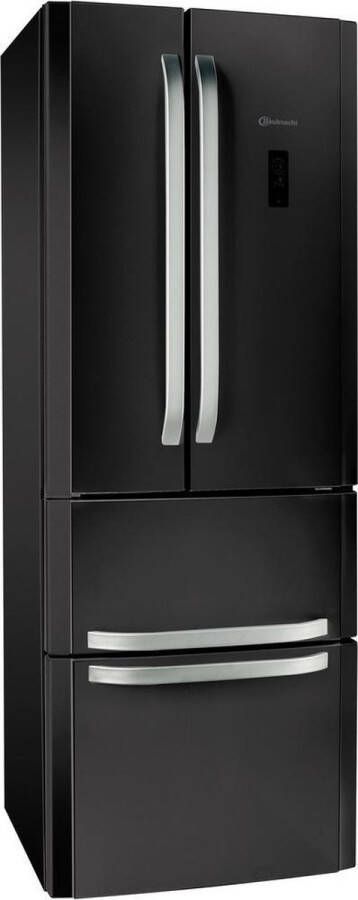 Bauknecht KSN 19 SW Amerikaanse koelkast Zwart French Door 70 cm