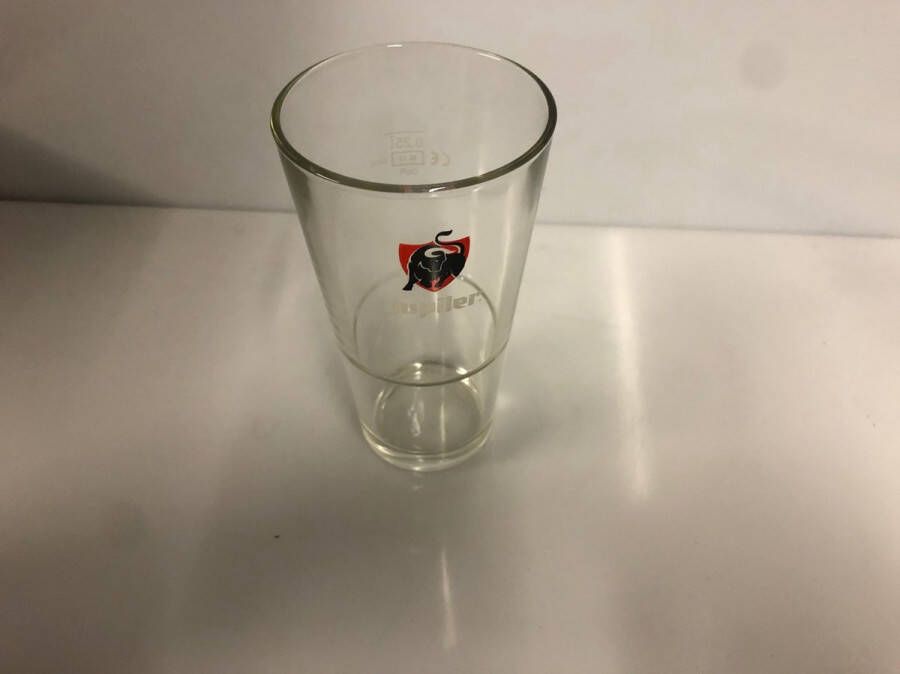 Bavaria 6x 25cl jupiler bierglas vaasje bierglazen