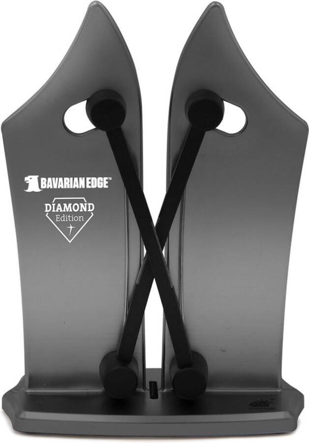 Bavarian Edge Diamond Edition Knife Sharpener – messenslijper deluxe – pro editie met ingebouwde diamantdeeltjes – maakt alle messen weer scherp