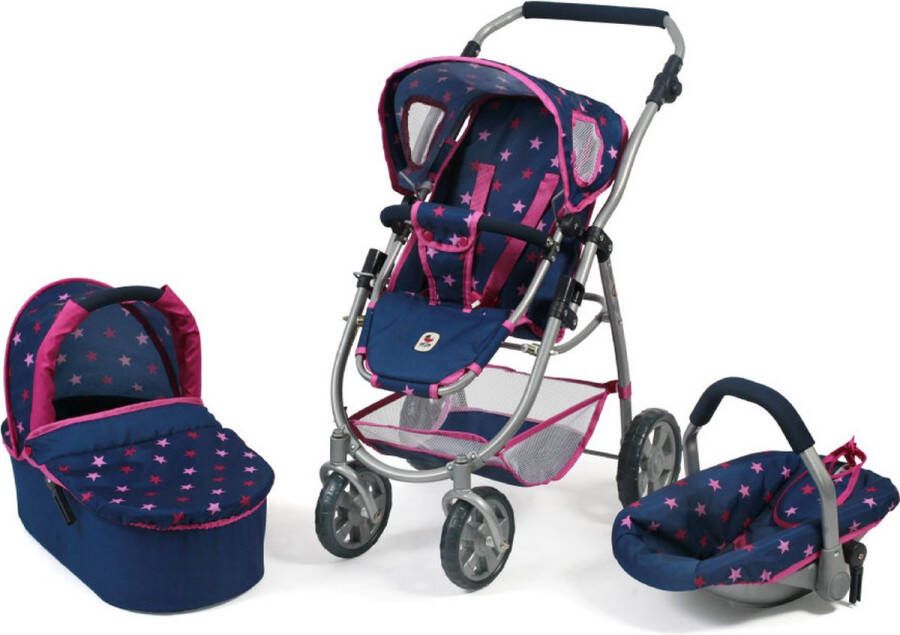 Bayer Chic 2000 Combi Poppenwagen 3-in-1 Emotion All In Stars Marine