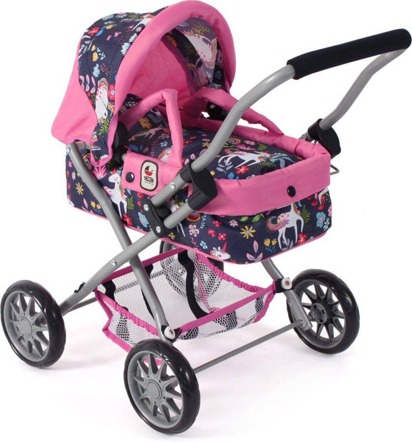 Bayer Chic 2000 Kleine Poppenwagen Smarty Unicorn