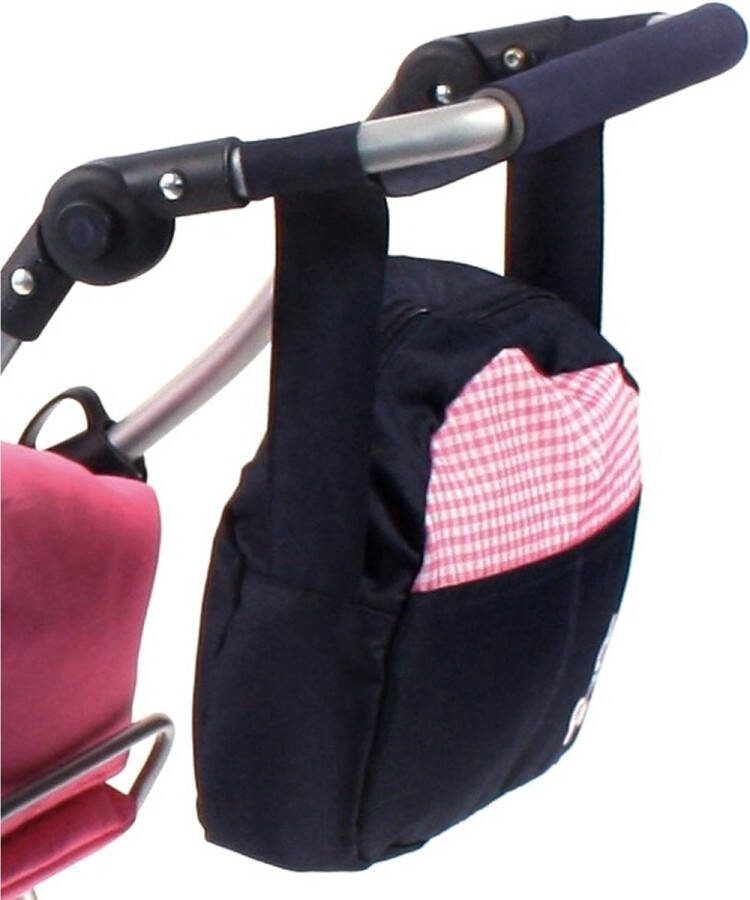 Bayer Chic 2000 Luiertas voor poppenwagen. Navy met Vichy-motief