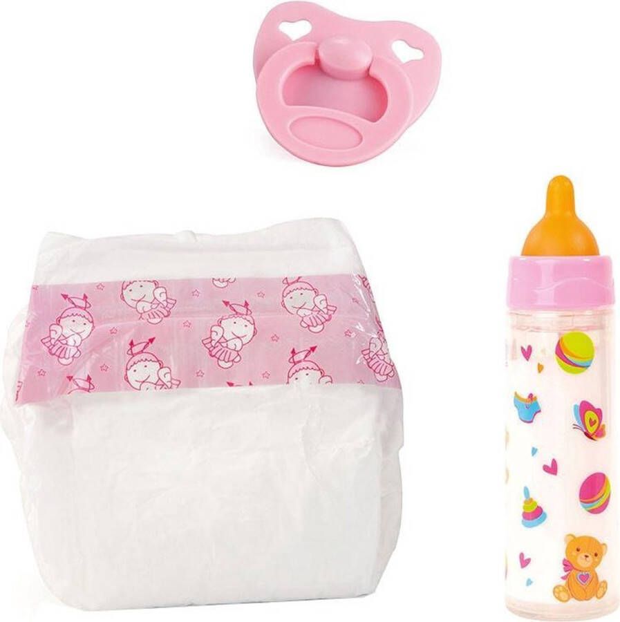 Bayer Design Bayer Accessoiresset Babypop Roze wit 3-delig