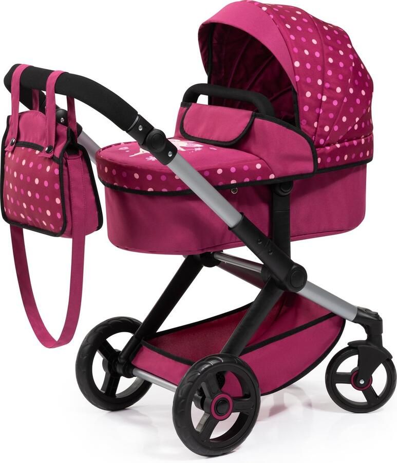 Bayer Design Xeo combi poppenwagen bordeaux